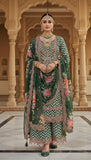 Vanaspati – Forest Green Embroidered Unstitched Suit