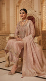 Gulkari – Blush Pink Embroidered Unstitched Suit