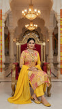 Ananya – Golden Yellow Embroidered Unstitched Suit