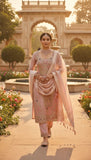 Gulkari – Blush Pink Embroidered Unstitched Suit