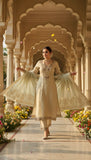 Raaj – Ivory Embroidered Unstitched Suit